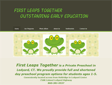 Tablet Screenshot of firstleapstogether.com